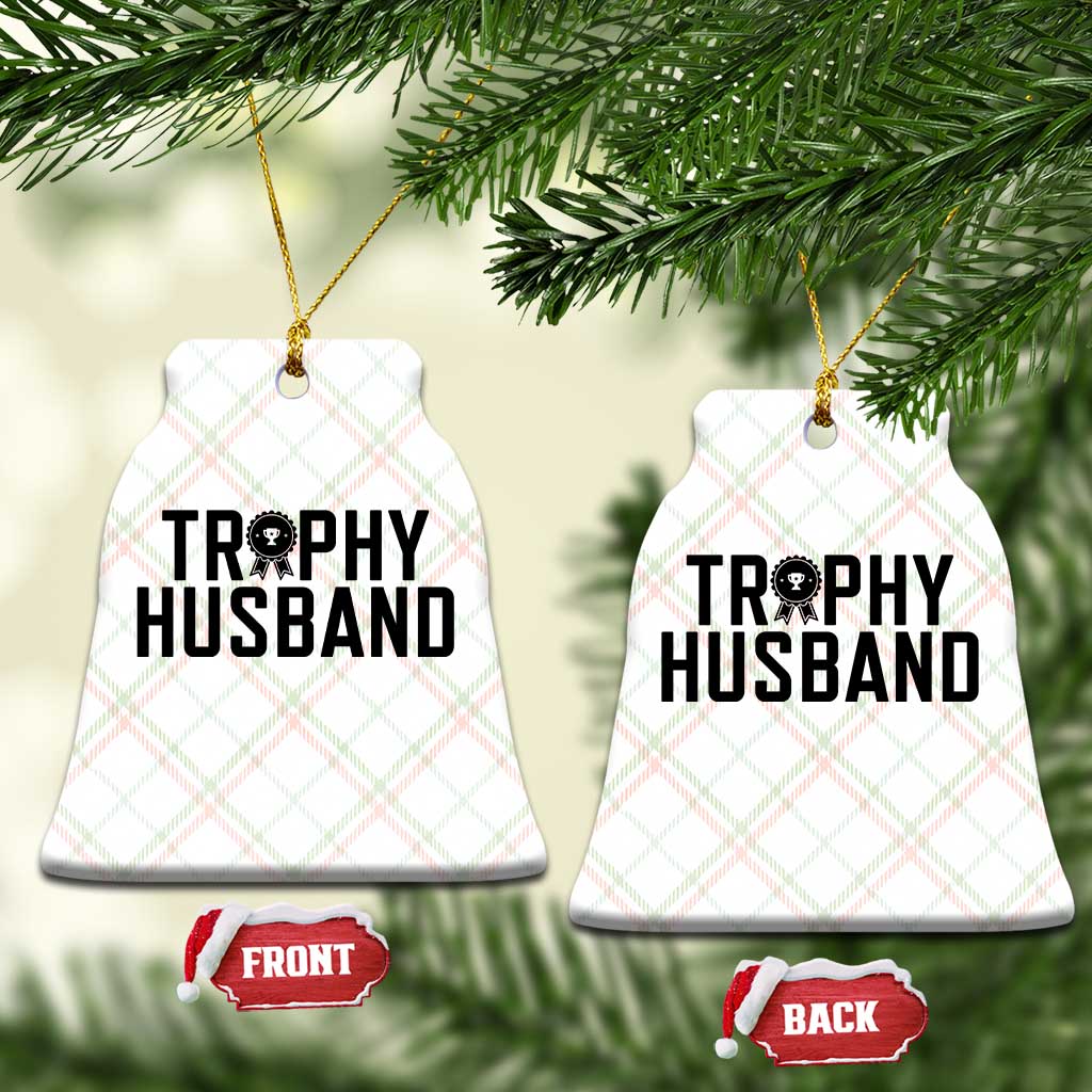 Funny Trophy Husband Ceramic Ornament Sarcastic Marriage Quote TS12 Print Your Wear