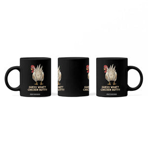 Guess What Chicken Butt Joke Coffee Mug Funny Chicken Lover Graphic TS12 Print Your Wear
