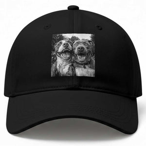 Pitbull Selfie Meme Baseball Cap Funny Dog Lover Graphic TS12 Print Your Wear
