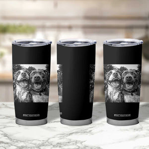 Pitbull Selfie Meme Tumbler Cup Funny Dog Lover Graphic TS12 Print Your Wear