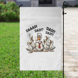 Funny Duck Dad Daaad Dad Dad Garden Flag Tired Dad Life Fathers Day Graphic TS12 Print Your Wear