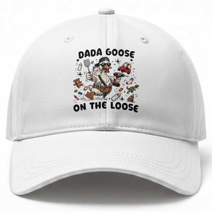 Dada Goose On The Loose Baseball Cap Funny Fatherhood Humor Gift TS12 Print Your Wear