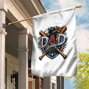 Baseball Dad Est 2026 Garden Flag New Dad Father's Day Gift TS12 Print Your Wear
