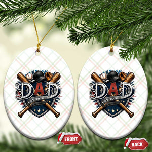 Baseball Dad Est 2026 Ceramic Ornament New Dad Father's Day Gift TS12 Print Your Wear