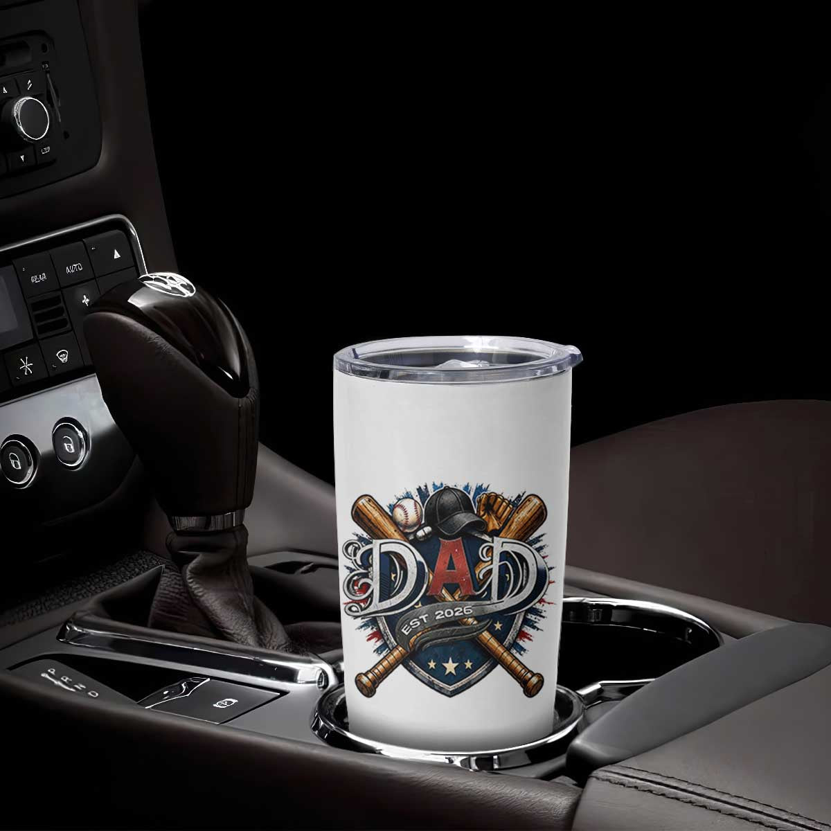 Baseball Dad Est 2026 Tumbler Cup New Dad Father's Day Gift TS12 Print Your Wear