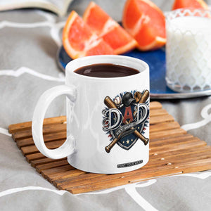 Baseball Dad Est 2026 Coffee Mug New Dad Father's Day Gift TS12 Print Your Wear