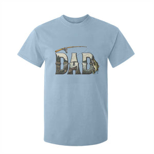 Fishing Dad T Shirt For Kid Funny Angler Fathers Day Gift TS12 Light Blue Print Your Wear