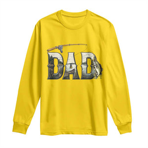 Fishing Dad Long Sleeve Shirt Funny Angler Fathers Day Gift TS12 Daisy Print Your Wear