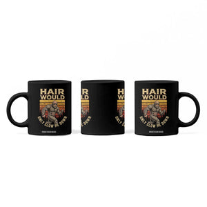 Funny Bald Bigfoot Coffee Mug Hair Would Only Slow Me Down TS12 Print Your Wear