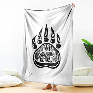 Native Inspired Alaska Grizzly Bear Throw Blanket Pacific Northwest Pride TS12 Print Your Wear