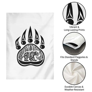 Native Inspired Alaska Grizzly Bear Garden Flag Pacific Northwest Pride TS12 Print Your Wear