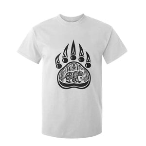 Native Inspired Alaska Grizzly Bear T Shirt For Kid Pacific Northwest Pride TS12 White Print Your Wear