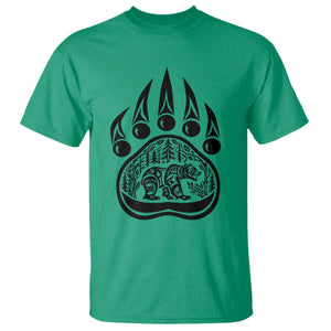 Native Inspired Alaska Grizzly Bear T Shirt Pacific Northwest Pride TS12 Irish Green Print Your Wear
