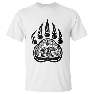 Native Inspired Alaska Grizzly Bear T Shirt Pacific Northwest Pride TS12 White Print Your Wear