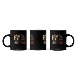 Listen To The Wind Listen To The Silence Coffee Mug Native American Wisdom TS12 Print Your Wear