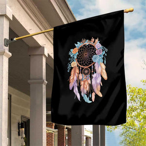 Dream Catcher Colorful Boho Floral Feather Graphic Garden Flag TS12 Print Your Wear