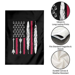 Vintage Native American Flag Garden Flag Dreamcatcher And Feather Graphic TS12 Print Your Wear