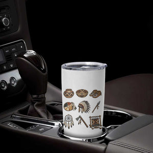 Indigenous Cultural Artifacts Tumbler Cup Native American Heritage Graphic TS12 Print Your Wear