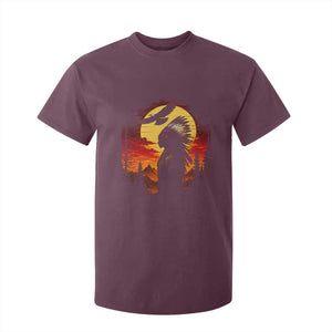 Vintage Native American Warrior T Shirt For Kid Indigenous Heritage Pride TS12 Maroon Print Your Wear