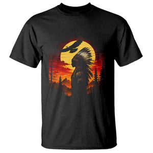 Vintage Native American Warrior T Shirt Indigenous Heritage Pride TS12 Black Print Your Wear