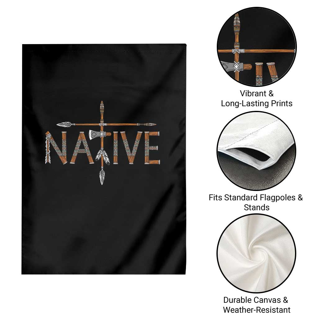 Western Style Tribal Feather Garden Flag Vintage Boho Graphic TS12 Print Your Wear