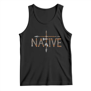 Western Style Tribal Feather Tank Top Vintage Boho Graphic TS12 Black Print Your Wear
