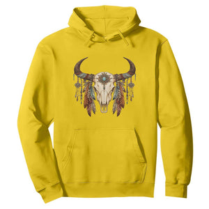 Vintage Southwestern Cow Skull Hoodie Boho Feather Western Graphic TS12 Daisy Print Your Wear