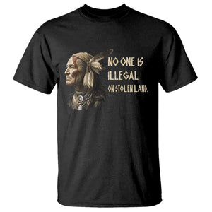 Indigenous Peoples Day Gift T Shirt No One Is Illegal On Stolen Land TS12 Black Print Your Wear
