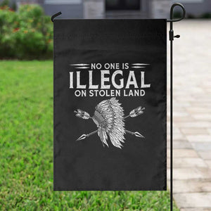 Honor Indigenous Peoples Garden Flag No One Is Illegal On Stolen Land TS12 Print Your Wear