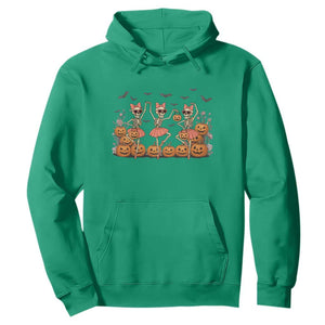 Funny Halloween Skeleton Dance Hoodie Gift For Ballet Lover TS12 Irish Green Print Your Wear