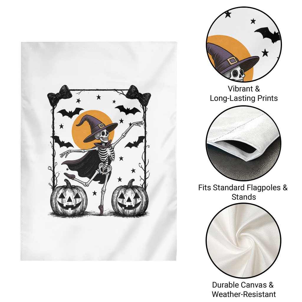 Funny Skeleton Witches Dance Ballet Garden Flag Halloween Gift TS12 Print Your Wear