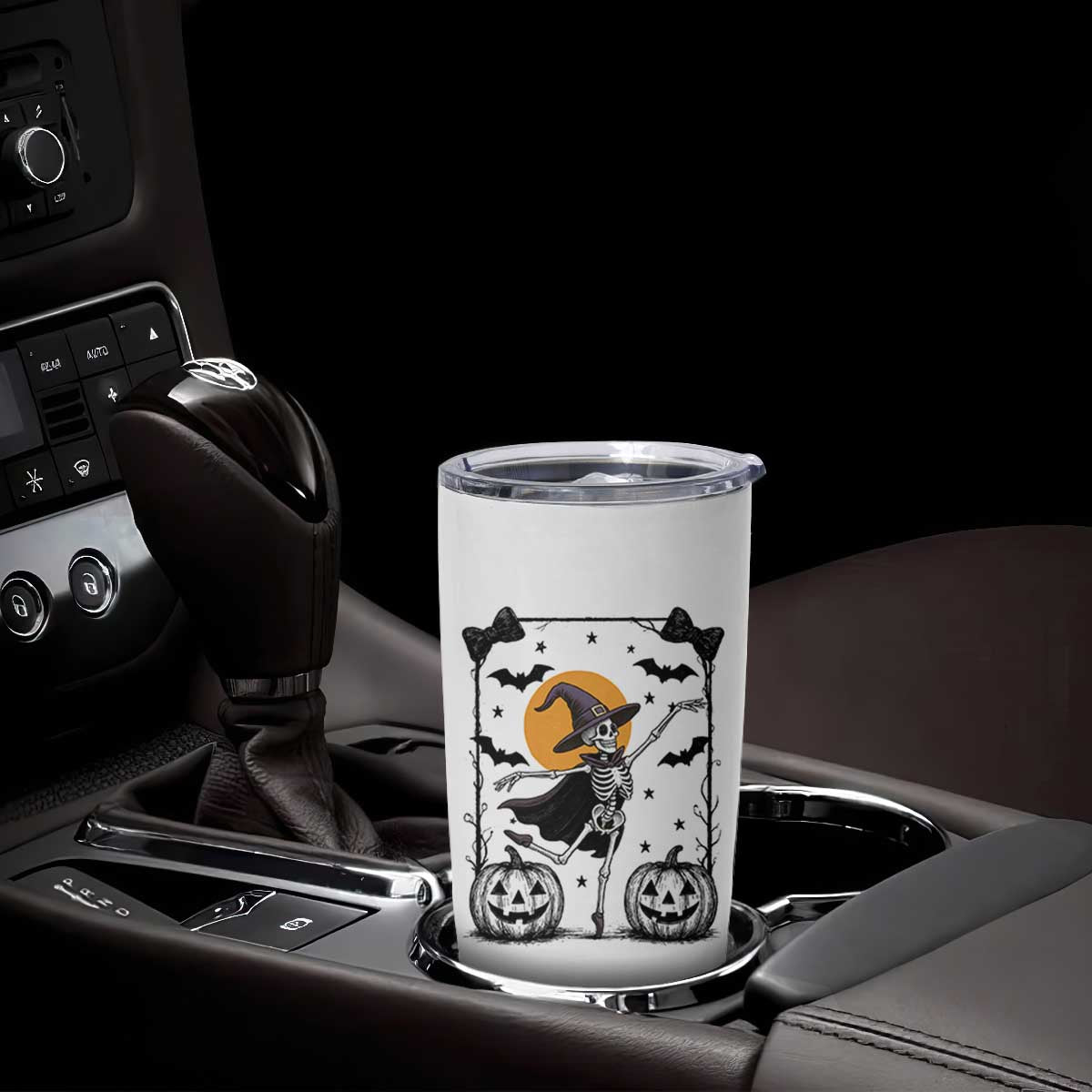 Funny Skeleton Witches Dance Ballet Tumbler Cup Halloween Gift TS12 Print Your Wear