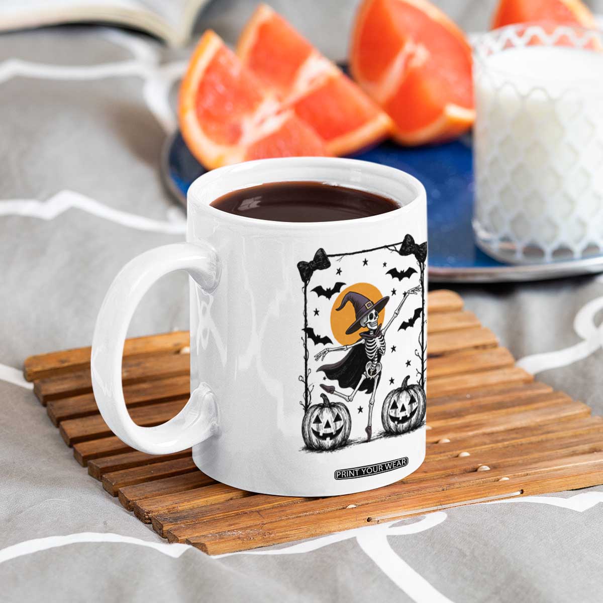Funny Skeleton Witches Dance Ballet Coffee Mug Halloween Gift TS12 Print Your Wear