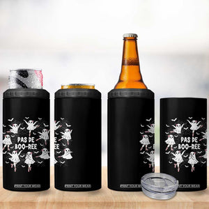 Halloween Ballet Ghost 4 in 1 Can Cooler Tumbler Pas De Boo Ree Gift TS12 Print Your Wear