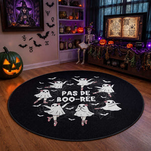 Halloween Ballet Ghost Round Rug Pas De Boo Ree Gift