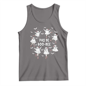 Halloween Ballet Ghost Tank Top Pas De Boo Ree Gift TS12 Deep Heather Print Your Wear