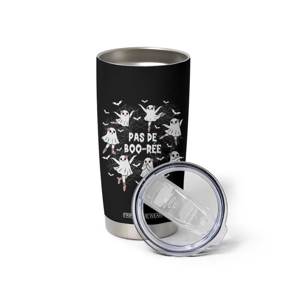Halloween Ballet Ghost Tumbler Cup Pas De Boo Ree Gift TS12 Print Your Wear
