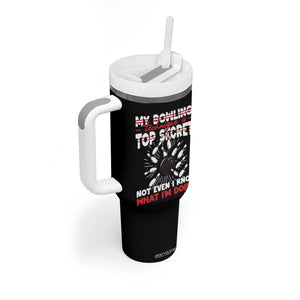 My Bowling Technique Is Top Secret Tumbler With Handle Funny Bowler Gift TS12 Print Your Wear