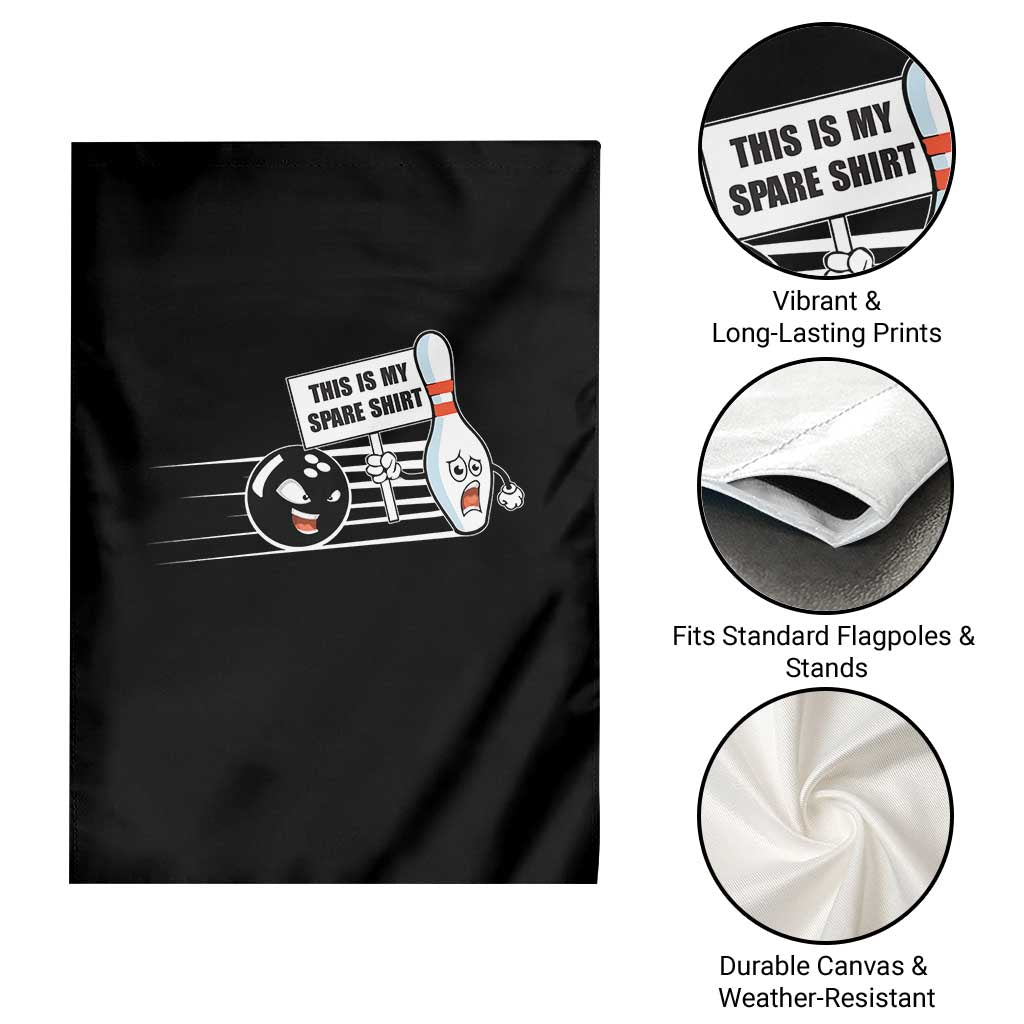This Is My Spare Shirt Garden Flag Funny Bowling Gift TS12 Print Your Wear