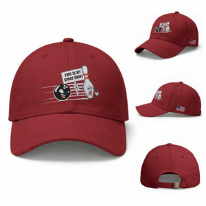 This Is My Spare Shirt Baseball Cap Funny Bowling Gift TS12 Baseball Cap Universal Fit Cherry Red Print Your Wear