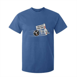 This Is My Spare Shirt T Shirt For Kid Funny Bowling Gift TS12 Royal Blue Print Your Wear
