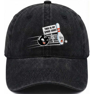 This Is My Spare Shirt Washed Cotton Baseball Cap Funny Bowling Gift TS12 Print Your Wear