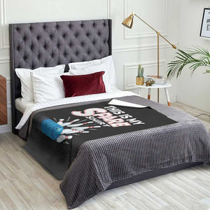 This Is My Spare Shirt Throw Blanket Bowling Pun Gift TS12 Print Your Wear
