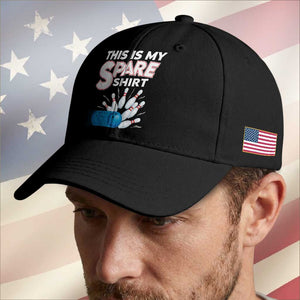This Is My Spare Shirt Baseball Cap Bowling Pun Gift TS12 Print Your Wear
