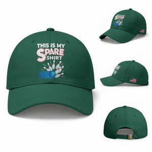This Is My Spare Shirt Baseball Cap Bowling Pun Gift TS12 Baseball Cap Universal Fit Irish Green Print Your Wear
