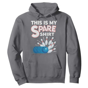 This Is My Spare Shirt Hoodie Bowling Pun Gift TS12 Charcoal Print Your Wear