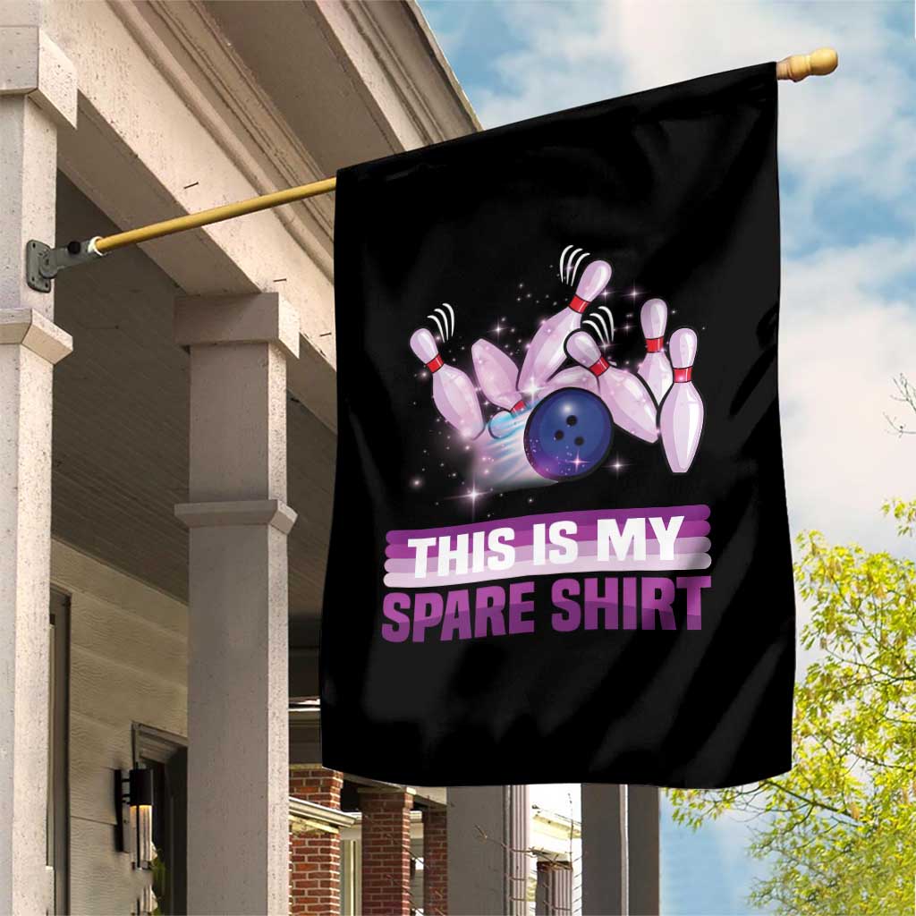 Funny Bowling Lover Garden Flag This Is My Spare Shirt Quote TS12 Print Your Wear