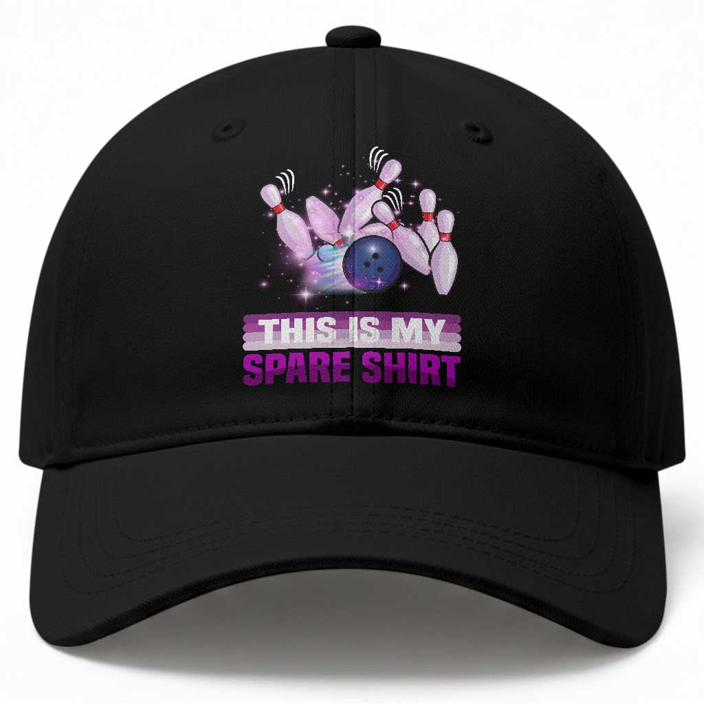 Funny Bowling Lover Baseball Cap This Is My Spare Shirt Quote TS12 Print Your Wear