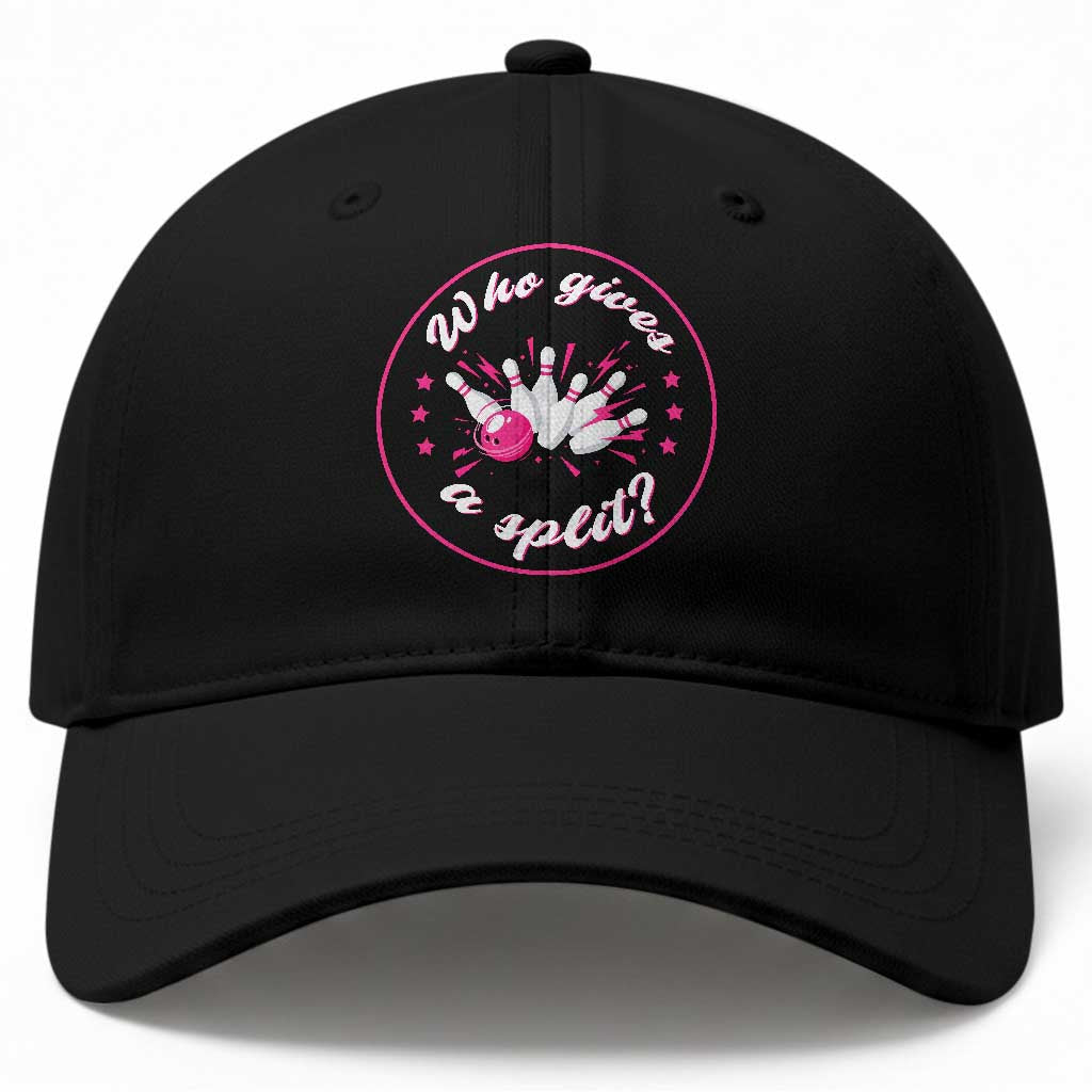 Funny Bowling Quote Baseball Cap Who Gives A Split For Women TS12 Print Your Wear