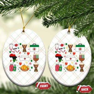 Happy Kwanzaa Nurse Pride Ceramic Ornament African Culture Holiday Gift TS12 Print Your Wear